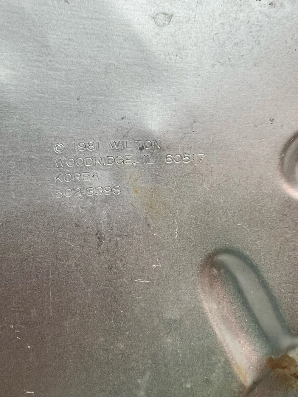 Wilton Silver Witch Cake Pan